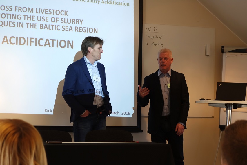 Project coordinator Erik Sindhöj and WP6 leader Henning Lyngsø Foged at project Kick-offf meeting in Uppsala, March 2016