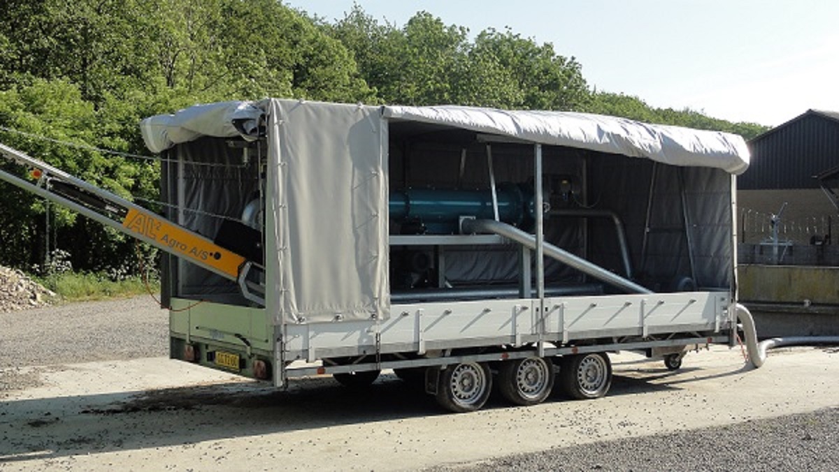 Börger mobile slurry separtion was organised at Bornholm by Baltic COMPASS